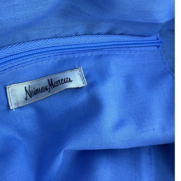 Neiman Marcus Metallic Silver Leather Tote Bag Limited Edition NWT - Picture 4 of 10